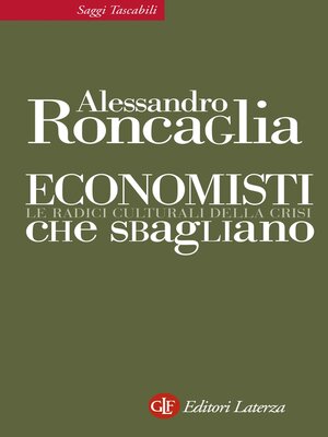 cover image of Economisti che sbagliano